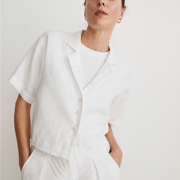 Madewell 100% Linen Resort Shirt - Picture 4 of 6